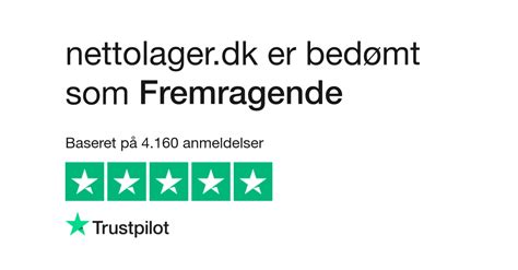 Læs kundernes anmeldelser af nettolager.dk